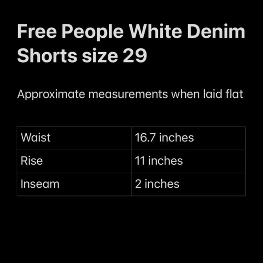 Free People Loving Good Vibrations Cutoff White Denim Shorts NWT